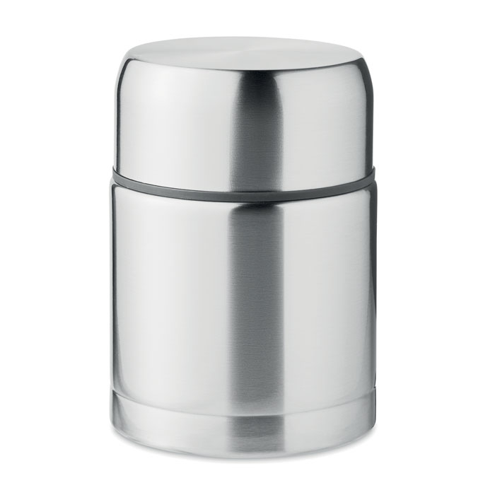 Bocal alimentaire isotherme personnalisé CHINIWA silver mate